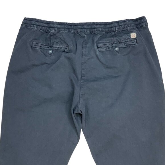 Marine Layer Mens Saturday Slim Straight Twill Pant 2XL XXL China Blue Organic - Picture 8 of 12